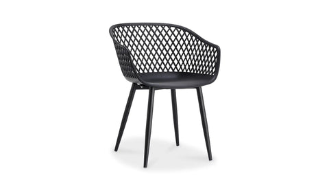 Piazza Outdoor Chair Black - Set Of Two