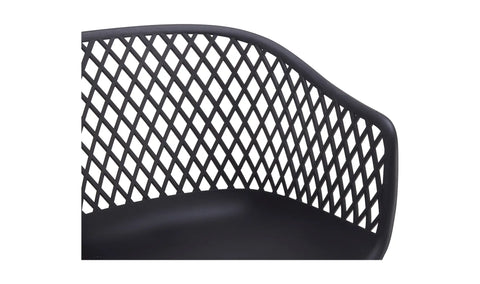 Piazza Outdoor Chair Black - Set Of Two