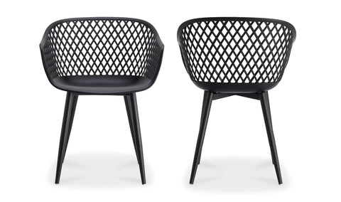 Piazza Outdoor Chair Black - Set Of Two