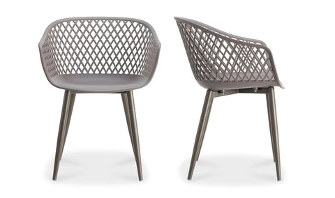Piazza Outdoor Chair Grey - Set Of Two