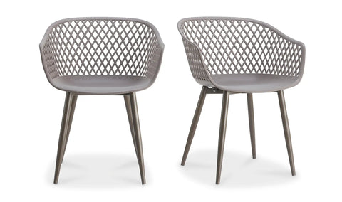 Piazza Outdoor Chair Grey - Set Of Two