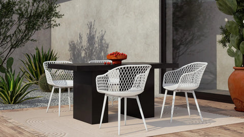 Piazza Outdoor Chair White - Set Of Two