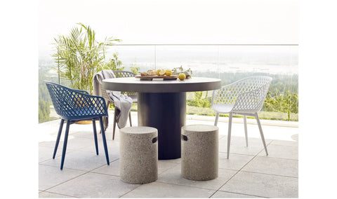 Piazza Outdoor Chair Blue - Set Of Two