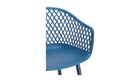 Piazza Outdoor Chair Blue - Set Of Two