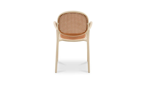 Soren Outdoor Dining Chair White-Set of Two
