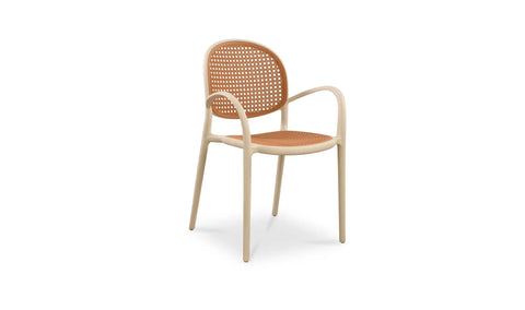 Soren Outdoor Dining Chair White-Set of Two