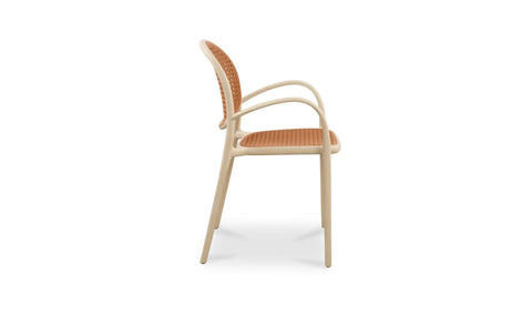 Soren Outdoor Dining Chair White-Set of Two