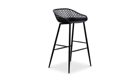 Piazza Outdoor Barstool Black - Set Of Two
