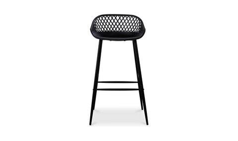 Piazza Outdoor Barstool Black - Set Of Two