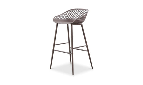 Piazza Outdoor Barstool Grey - Set Of Two