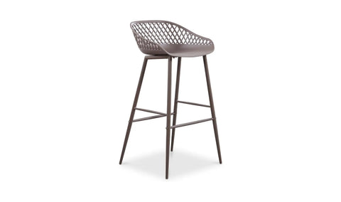 Piazza Outdoor Barstool Grey - Set Of Two