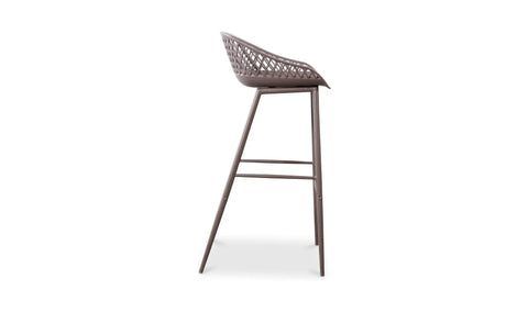 Piazza Outdoor Barstool Grey - Set Of Two
