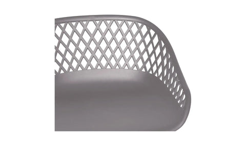 Piazza Outdoor Counter Stool Grey - Set Of Two
