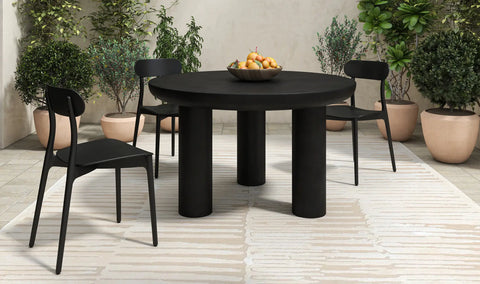 Kent Outdoor Dining Chair Black - Set Of Two