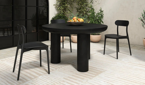 Kent Outdoor Dining Chair Black - Set Of Two