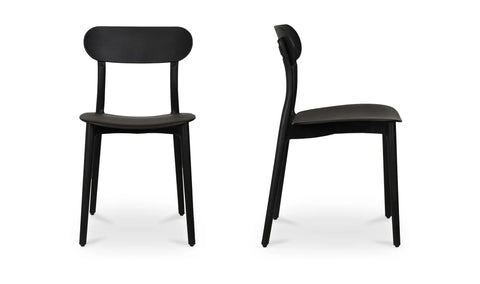 Kent Outdoor Dining Chair Black - Set Of Two