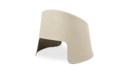 Nolla Outdoor Accent Chair Set of Two Light Grey