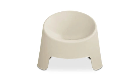 Nolla Outdoor Accent Chair Set of Two Light Grey