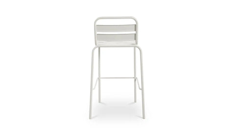 Kade Outdoor Bar Stool White Set of Two
