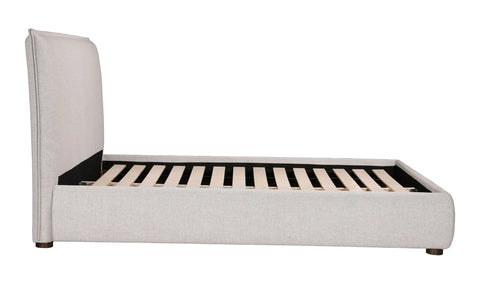 Luzon Queen Bed Light Grey