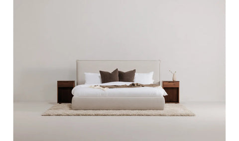 Luzon King Bed Wheat