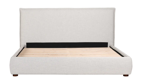 Luzon King Bed Light Grey