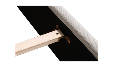 Luzon King Bed Light Grey