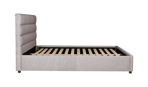 Takio Queen Bed Light Grey