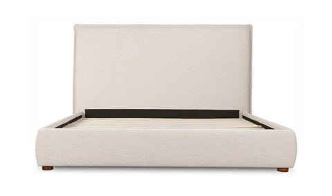 Luzon Queen Bed Tall Headboard Wheat
