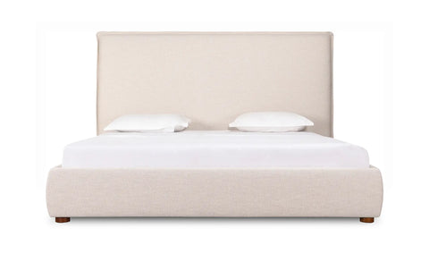 Luzon King Bed Tall Headboard Wheat
