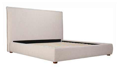 Luzon King Bed Tall Headboard Wheat