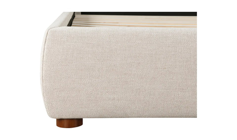 Luzon King Bed Tall Headboard Wheat