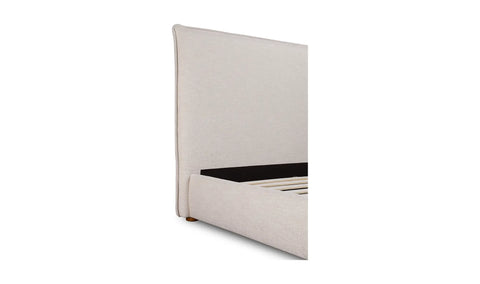 Luzon King Bed Tall Headboard Wheat