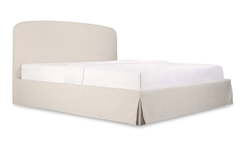 Joan Queen Storage Bed Cream