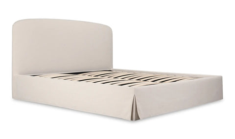 Joan Queen Storage Bed Cream