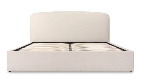 Joan Queen Storage Bed Cream
