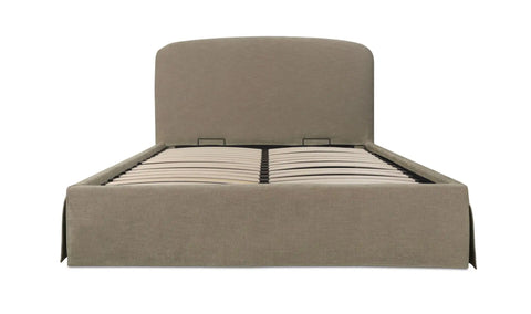 Joan Queen Storage Bed Taupe