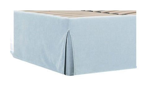 Joan Queen Storage Bed Light Blue