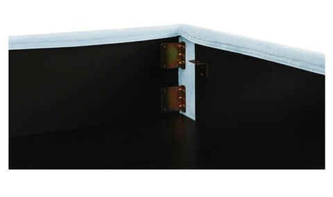 Joan Queen Storage Bed Light Blue