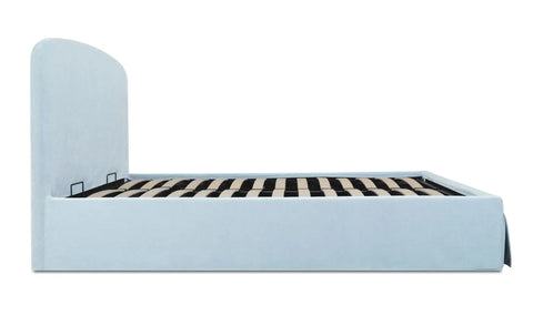 Joan Queen Storage Bed Light Blue
