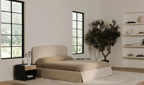 Joan King Storage Bed Cream