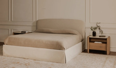 Joan King Storage Bed Cream
