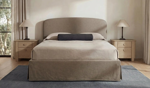 Joan King Storage Bed Light Taupe