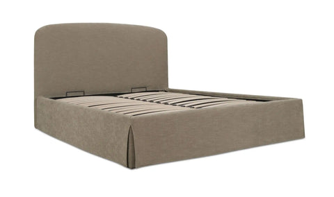 Joan King Storage Bed Light Taupe