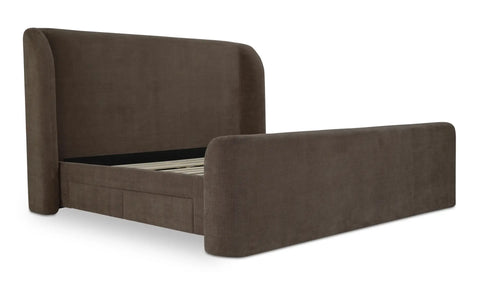 Sophia Queen Storage Bed Brown