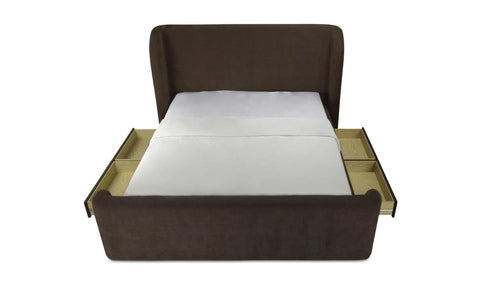 Sophia Queen Storage Bed Brown