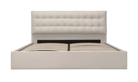 Sebastion King Storage Bed Cream