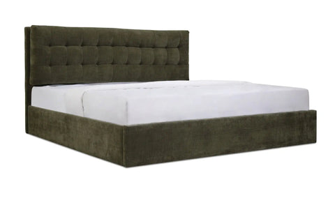 Sebastion King Storage Bed Green