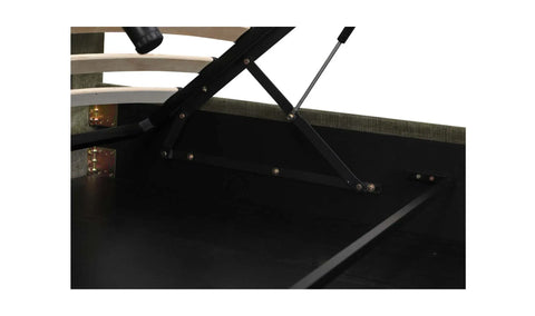 Sebastion Queen Storage Bed Green