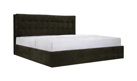 Sebastion Queen Storage Bed Green